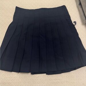 New jCrew Crewcuts Girls Size 12 Pleated Skirt . Navy